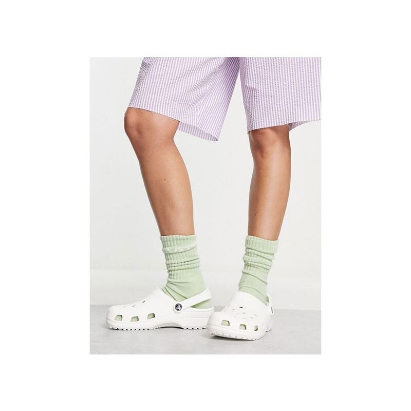 CLASSIC CLOG Blanc, Sabots Crocs