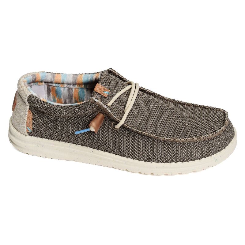 WALLY STRETCH Taupe, Chaussures basses HeyDude