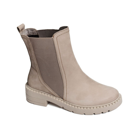 25401 Taupe, Chelsea boots Marco Tozzi