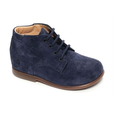 NIOUPI DERBY Marine, Chaussures à Lacets Pom d'Api