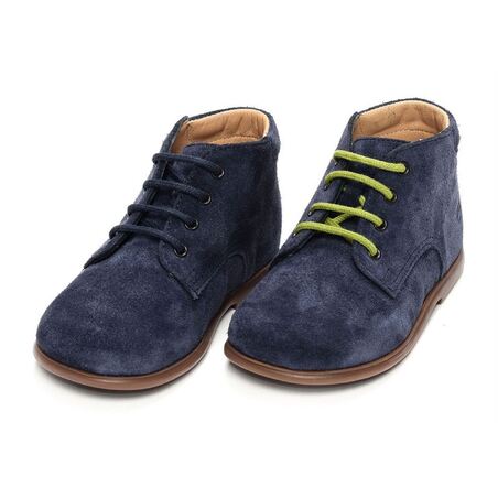 NIOUPI DERBY Marine, Chaussures à Lacets Pom d'Api