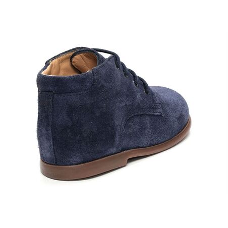 NIOUPI DERBY Marine, Chaussures à Lacets Pom d'Api