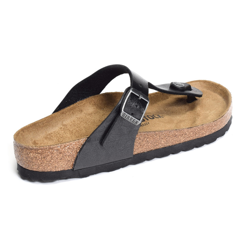 GIZEH Noir Brillant, Tongs Birkenstock