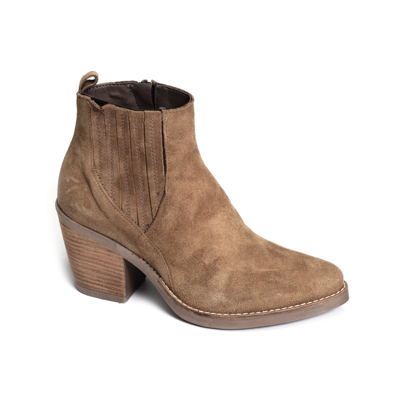 5142 Taupe, Bottines Patricia Miller