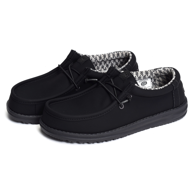 WALLY CLASSIC Noir, Slip-On HeyDude