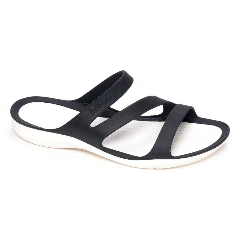 SWIFTWATER SANDAL W Noir, Claquettes Crocs