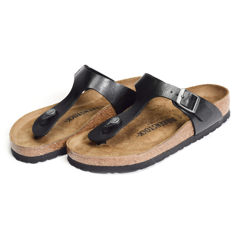 GIZEH Noir Brillant, Tongs Birkenstock