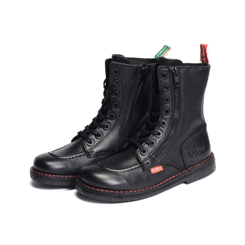 MEETICK ZIP Noir, Bottines & Boots Kickers