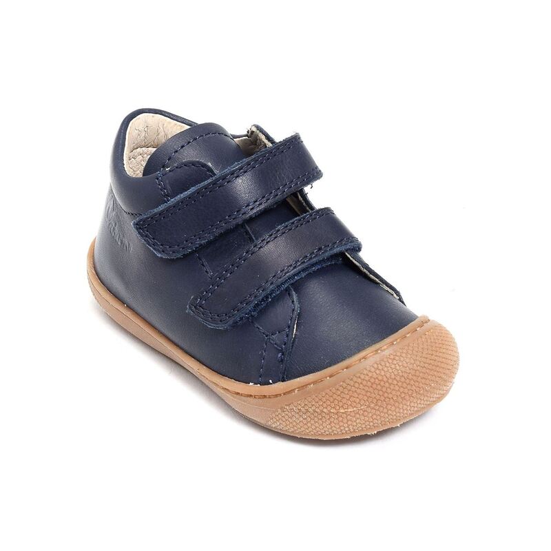 COCOON VELCRO BOY CLASSIC Marine, Chaussures à Scratch Naturino