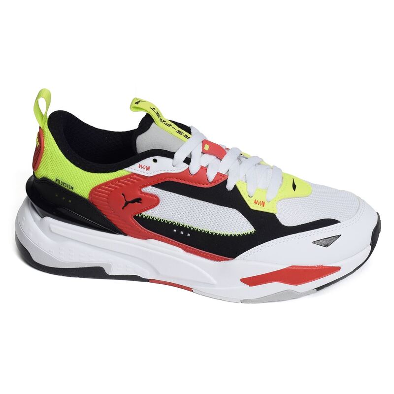 RS FAST Blanc Multicolore, Baskets running Puma