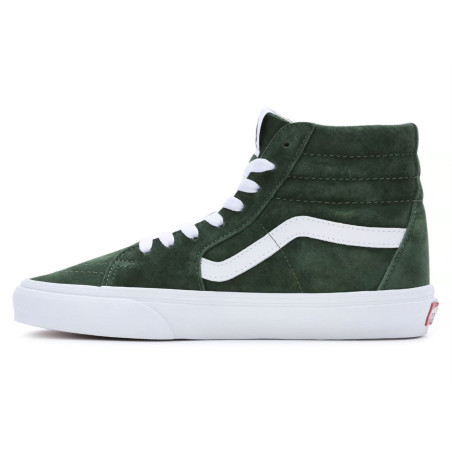 UA SK8 HI Vert Blanc, Baskets montantes Vans