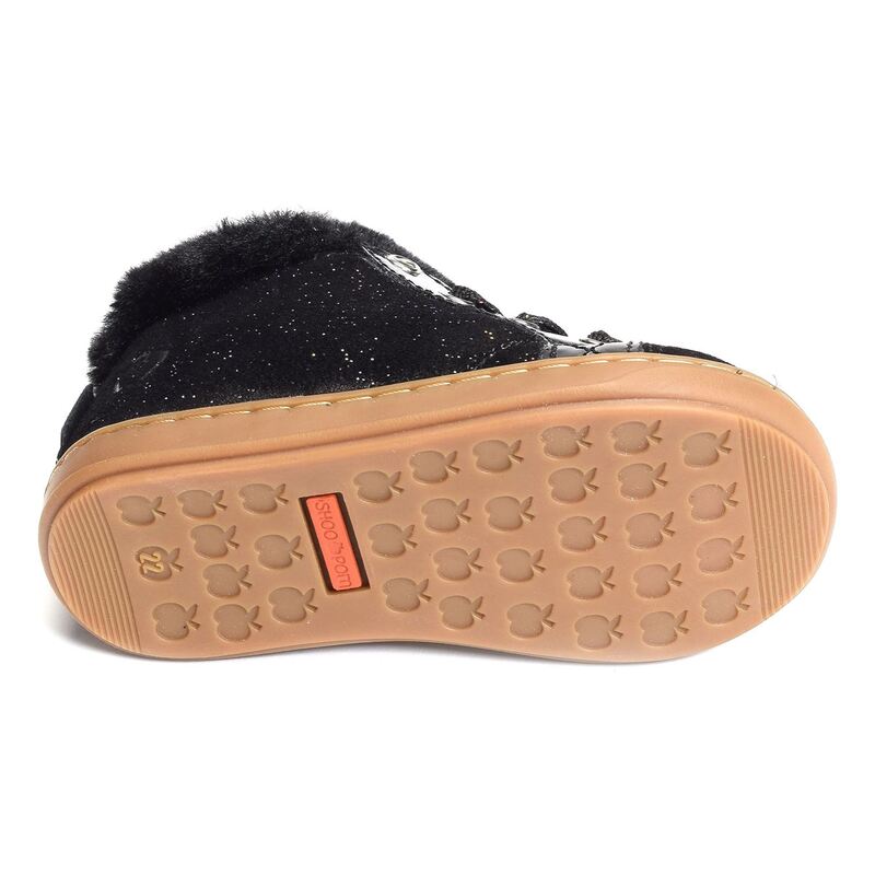 BOUBA ZIP HAIR Noir, Chaussures à Lacets Shoopom