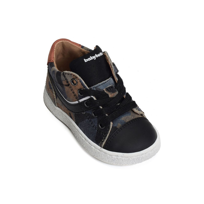 ARICO Noir, Chaussures à Lacets Babybotte