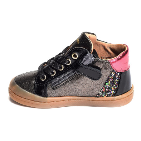 AMIRA Anthracite, Chaussures à Lacets Babybotte