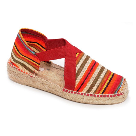 EVA Rouge Multicolore, Espadrilles Toni Pons