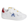 COURTSET PS SPORT Blanc Rouge, Sneakers basses Le Coq Sportif