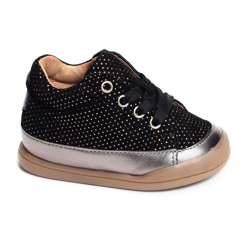 FLOEL Noir, Chaussures à Lacets Babybotte