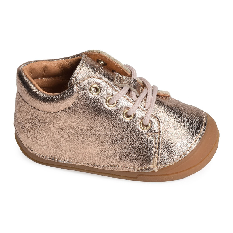 ZOHA GIRL Rose Or, Chaussures à Lacets Babybotte