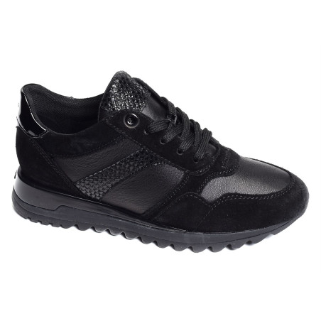 D TABELYA A Noir, Baskets running Geox