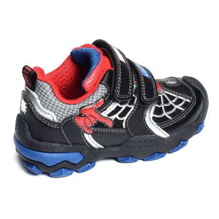 J BULLER BA Noir Rouge, Baskets running Geox