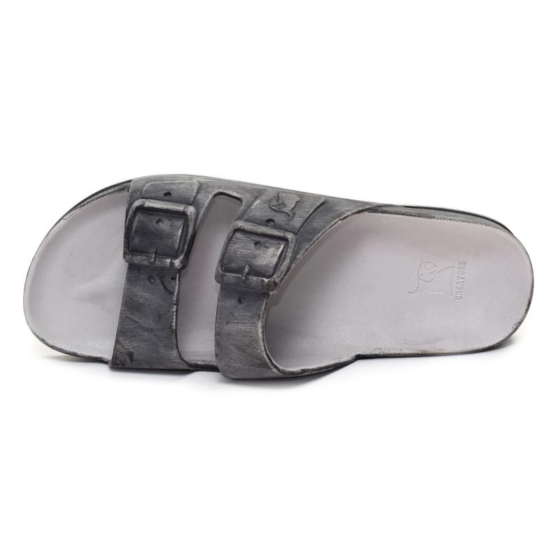 VITORIA MEN Gris, Claquettes Cacatoès