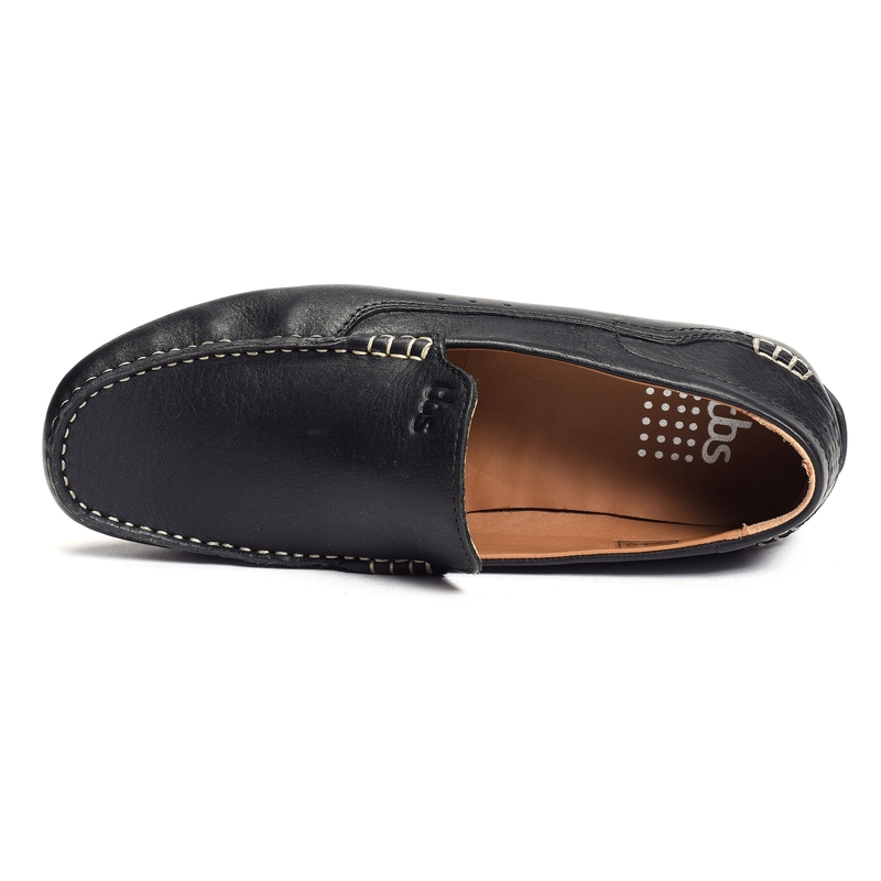 SAURIC Noir, Mocassins TBS