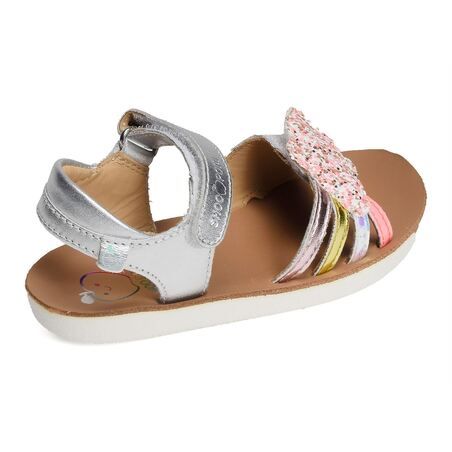 GOA MULTI Argent, Sandales plates & Nu-Pieds Shoopom