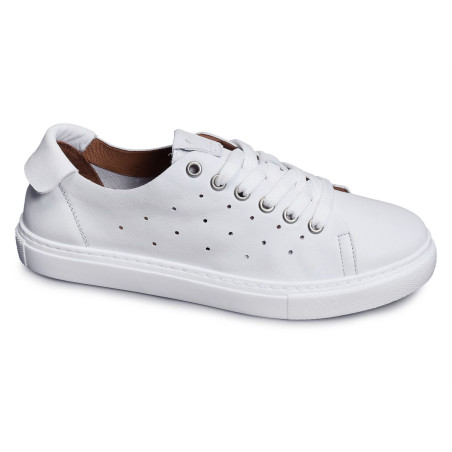 ECKERMAN Blanc, Sneakers basses Coco & Abricot