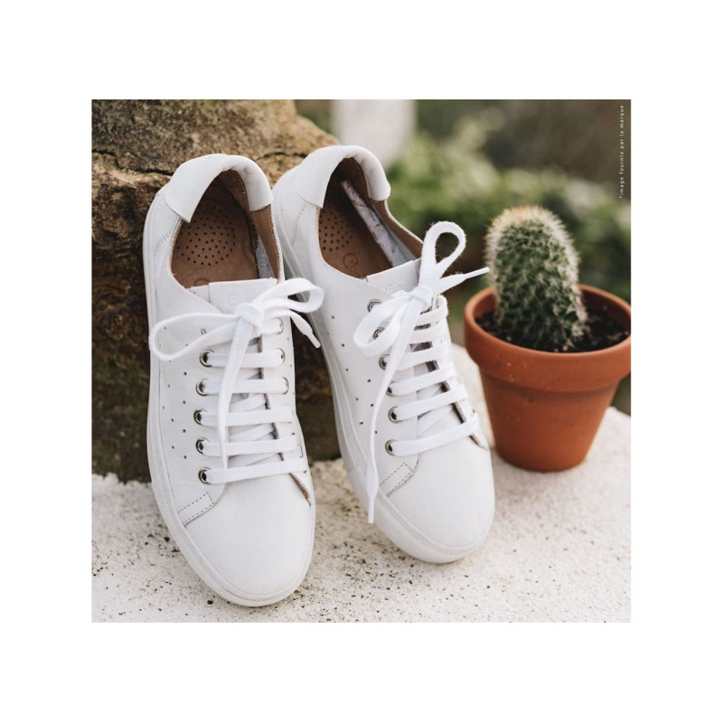 ECKERMAN Blanc, Sneakers basses Coco & Abricot