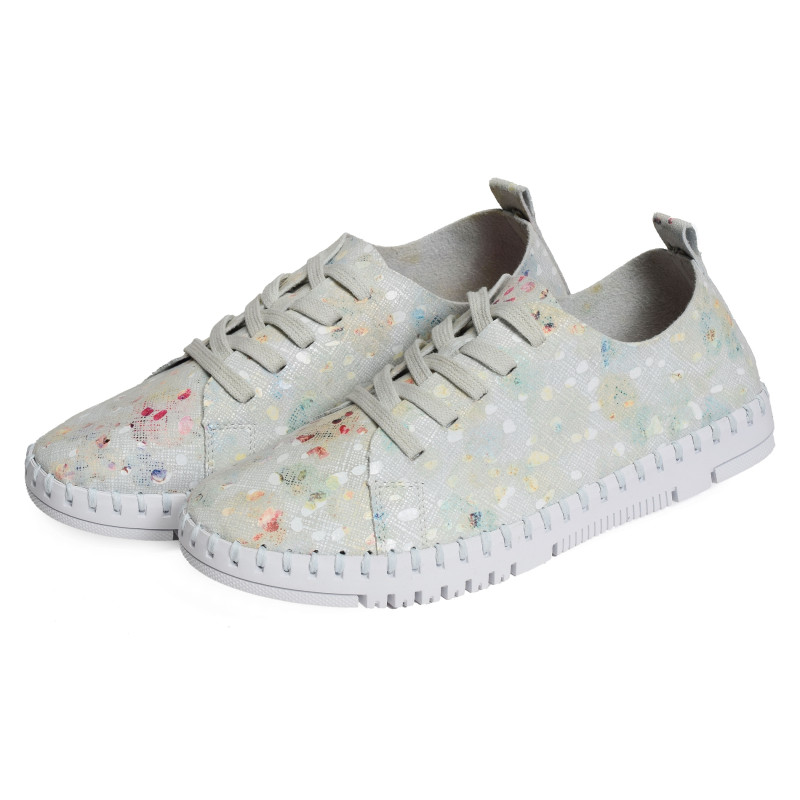 TYA Blanc Gris, Sneakers basses Coco & Abricot