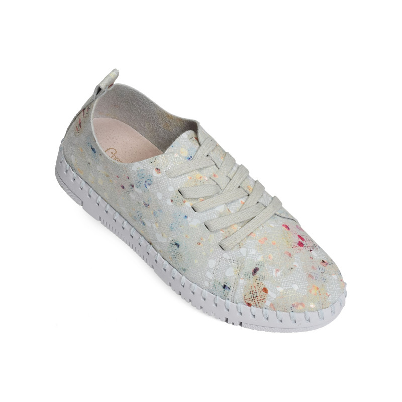 TYA Blanc Gris, Sneakers basses Coco & Abricot