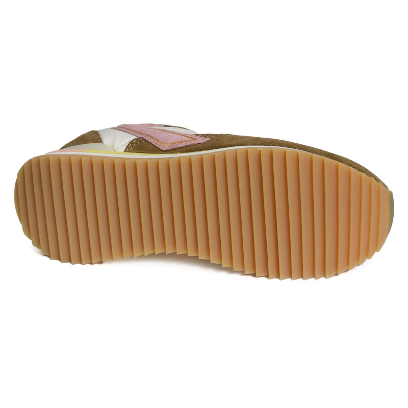 RUNNIX TRIM Blanc Kaki, Baskets running 0-105