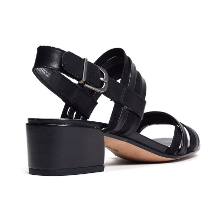 CAROLEIGH BESS Noir, Nu-Pieds à talon Clarks