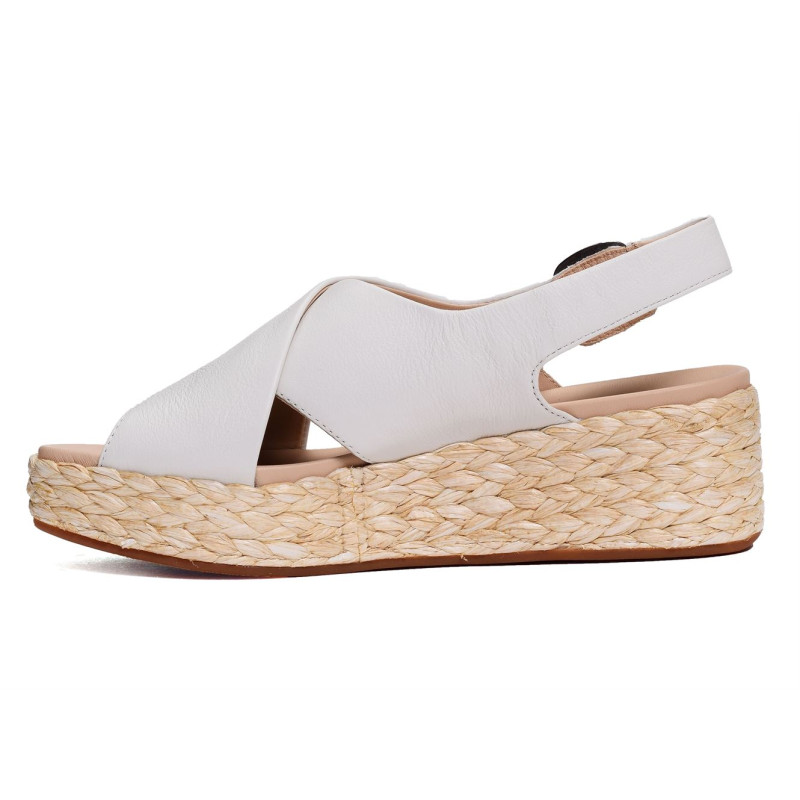 KIMMEI CROSS Blanc, Sandales compensées Clarks