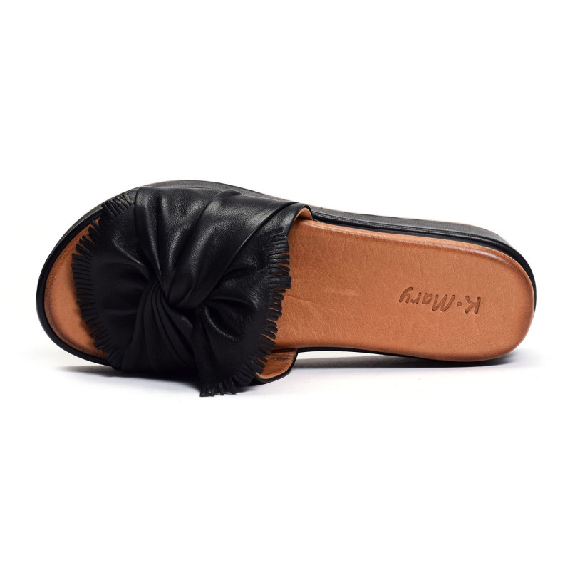 GALON Noir, Mules K.Mary