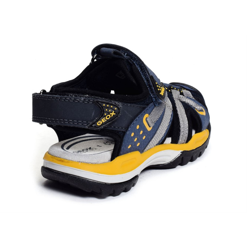 J BOREALIS BB Marine Jaune, Sandales plates & Nu-Pieds Geox