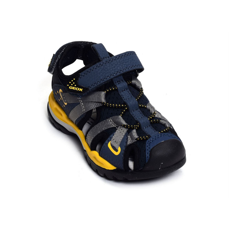 J BOREALIS BB Marine Jaune, Sandales plates & Nu-Pieds Geox