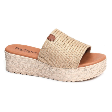 726 Naturel, Mules Eva Frutos