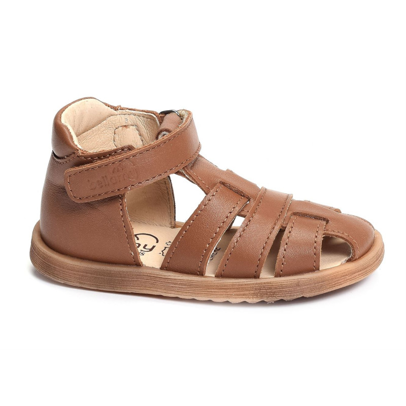 PIERRE Camel, Sandales plates & Nu-Pieds Bellamy