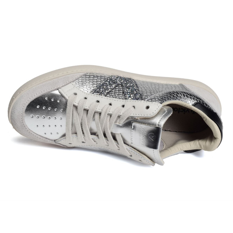 1126178 Argent, Sneakers basses Victoria