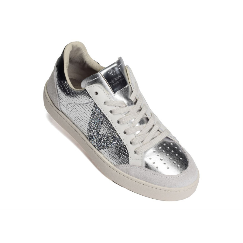 1126178 Argent, Sneakers basses Victoria