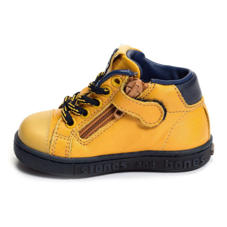 MURC Jaune, Chaussures à Lacets Stones & Bones