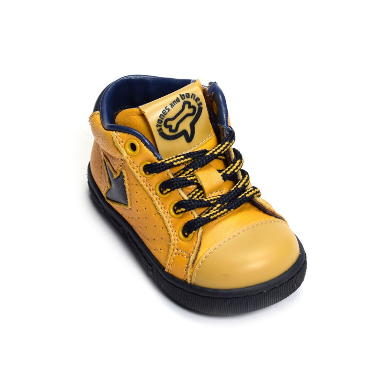 MURC Jaune, Chaussures à Lacets Stones & Bones