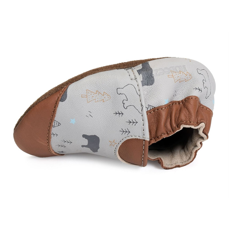 WINTERING BEAR Gris Marron, Ballerines Robeez