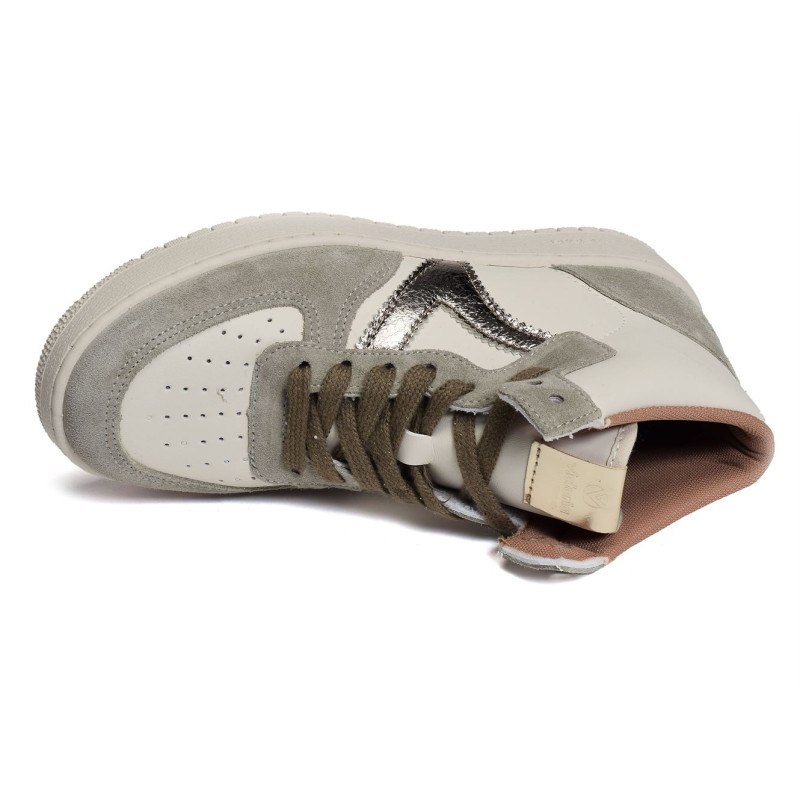 1258223 Beige Kaki, Baskets montantes Victoria