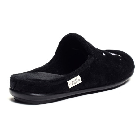 9006 Noir, Mules La Maison de l'Espadrille