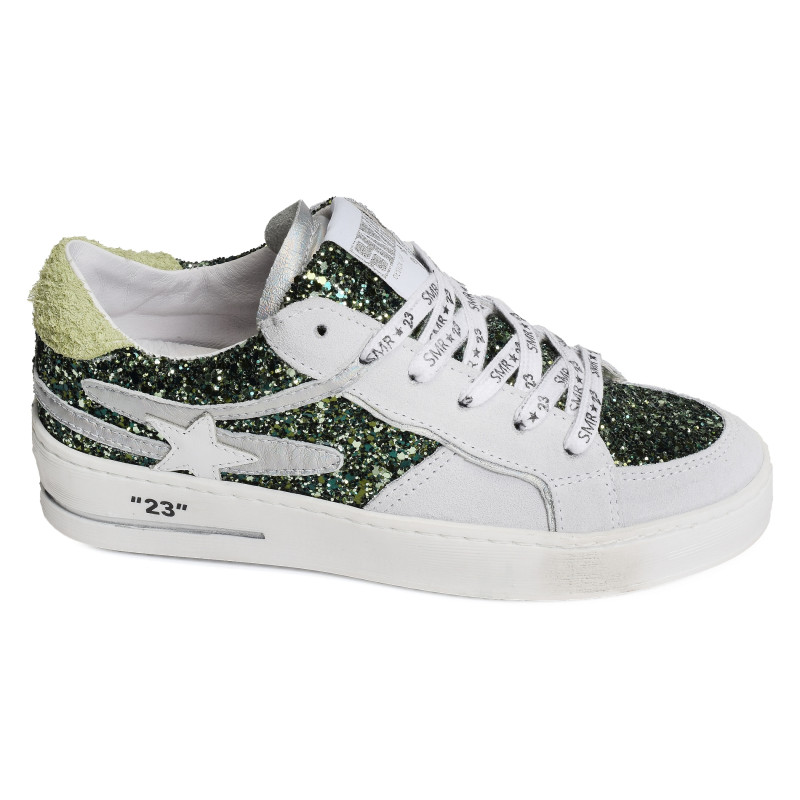 VANA Blanc Vert, Sneakers basses Semerdjian