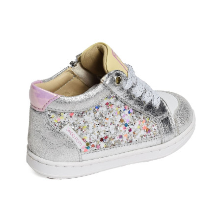 BOUBA CONNECT GIRL Argent, Chaussures à Lacets Shoopom