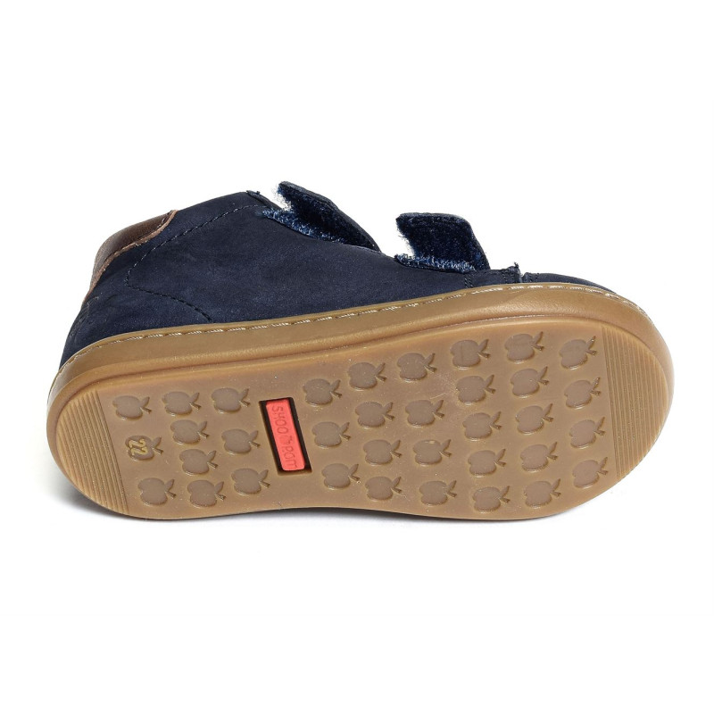 BOUBA SCRATCHY Marine, Chaussures à Scratch Shoopom