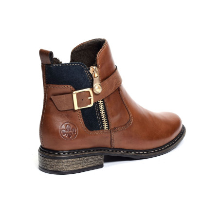 Z4959 Camel, Bottines Rieker